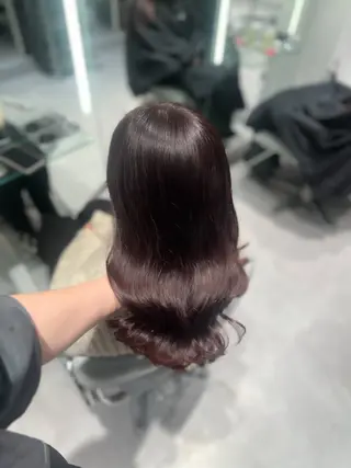 セミロング 髪質改善 支持率 Ｎｏ.1いぶきのヘアスタイル