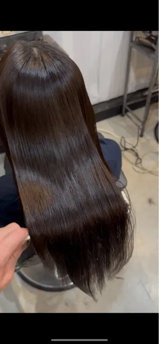 ロング パーマ 髪質改善・艶カラー HIROTOのヘアスタイル