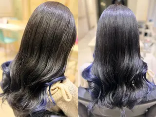 セミロング カラー 艶髪✨　徳丸 瞭のヘアスタイル
