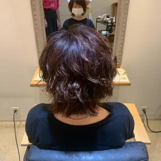 ショート カラー 湯川 未咲希のヘアスタイル