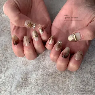 ネイル AERA nail shino🐱⸝꙳のネイルデザイン