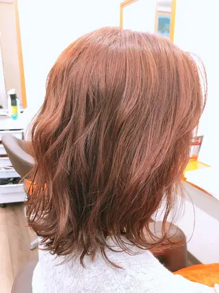ミディアム YAP！HAIR トコツメアヤノのヘアスタイル