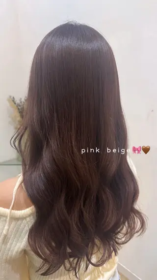 ロング カラー 透明感カラー🧁🩰 🫧仲松良菜🎀のヘアスタイル