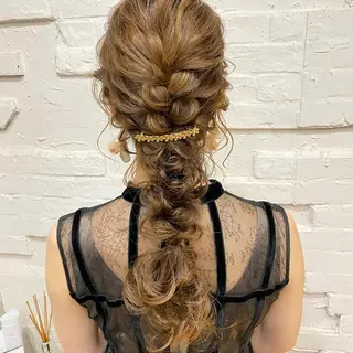 ロング まつパ・ヘアセット ♡Chinami♡のマツエク・マツパデザイン