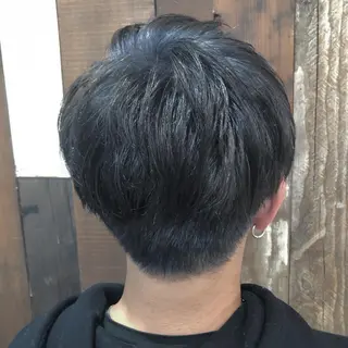 ショート カラー メンズ ストレート🌹カラー お任せを🌈bucoのヘアスタイル