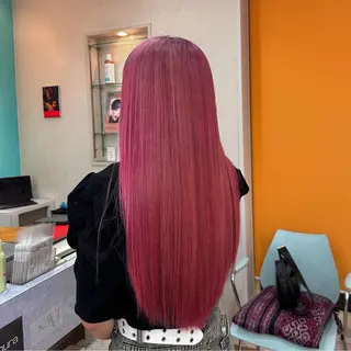 ロング カラー ゲンキ /ウルフカットのヘアスタイル