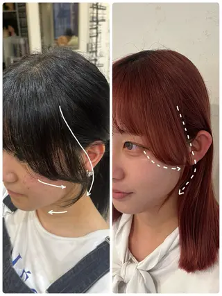 ハイトーン/ブリーチ .⋆𝜗𝜚BoN♡のヘアスタイル