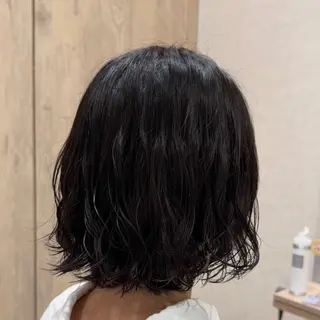 ショート パーマ 大人可愛いhair 🐾🩵HANAのヘアスタイル