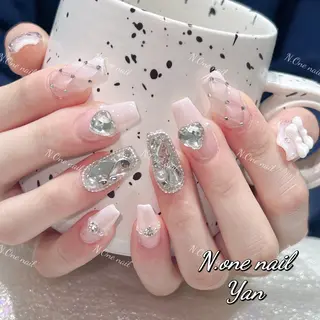 ネイル 長いだし/スカルプ/ パラシェルN.oneのネイルデザイン