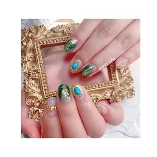 ショート ネイル 👑enen style👑のネイルデザイン