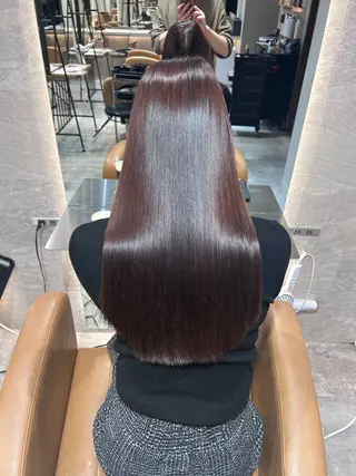 ロング レイヤー/美髪矯正 /赤味消し 古舘悠登のヘアスタイル