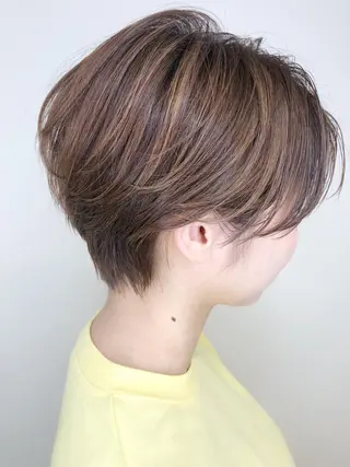 ショート カラー メンズヘア特化 崎田 成人のヘアスタイル