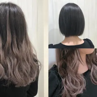 セミロング 松永 夏のヘアスタイル