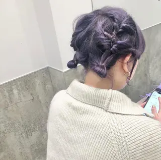 ミディアム カラー パーマ ヘアアレンジ メンズ キッズ stylist 🌸 kana.のヘアスタイル