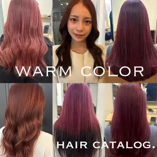 セミロング カラー ⌇🌹透明感カラー 🌹ᴍᴇɢᴜᴍɪ ⌇のヘアスタイル