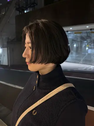 ショート パーマ/ボブ /レイヤー チヒロのヘアスタイル