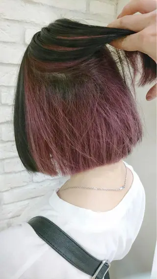 ミディアム カラー HAUS 片山みほのヘアスタイル