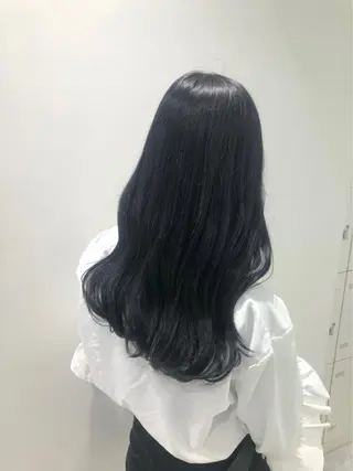 セミロング カラー ヘアアレンジ Over hair_ misakiのヘアスタイル