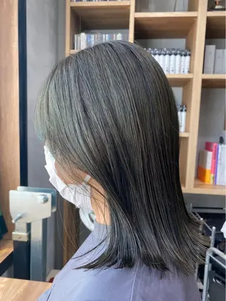 ミディアム 木村 心海☆明石のヘアスタイル