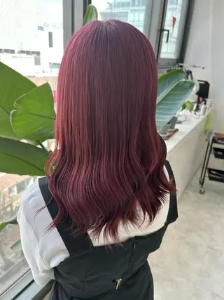 ミディアム カラー ヘアアレンジ ブリーチなしの達人 🌈KAITOのヘアスタイル