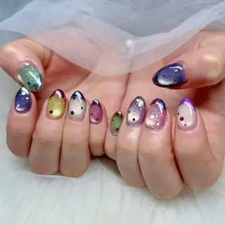 ネイル Y🩵 Jasmineのネイルデザイン