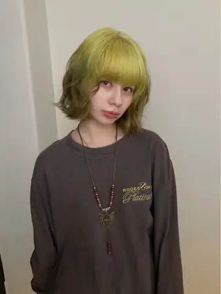 ミディアム カラー Hanaka🐈⬛ 海外×ニュアンスのヘアスタイル