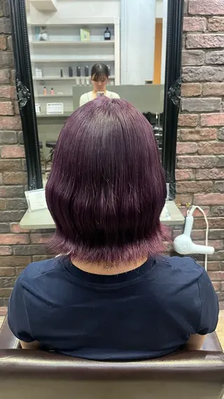 ショート カラー Glimpseあやね 🎀大濠/髪質改善のヘアスタイル