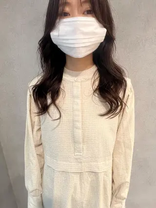 セミロング パーマ 韓国hair ·͜· watanabeのヘアスタイル