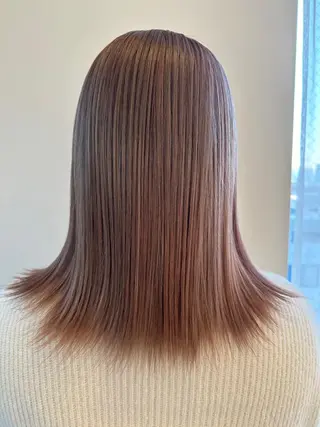 ミディアム La Sente東 寿恵のヘアスタイル