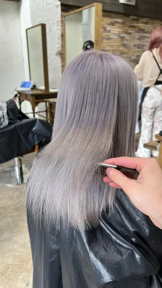 カラー ✨ブリーチなしカラー ×髪質改善✨松村 潤のヘアスタイル