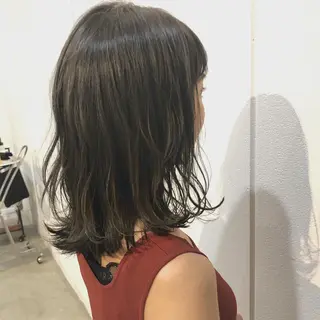 ミディアム カラー cherir髪質改善 パーソナルカラー診断のヘアスタイル