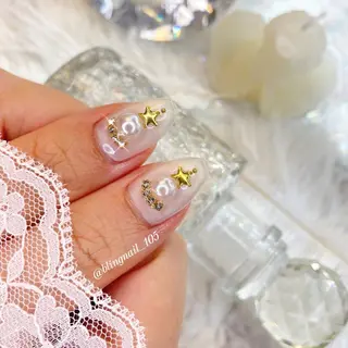 ネイル 23時まで❤︎韓国、 ワンホンネイルのネイルデザイン