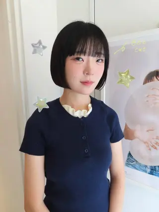 ショート rizu🤎/ ボブ /ブラウンカラーのヘアスタイル