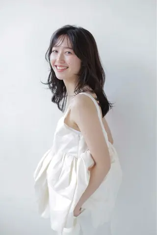 セミロング カラー パーマ Nagisa. /ニュアンスパーマのヘアスタイル