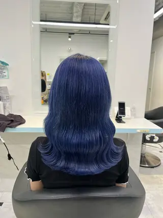 ミディアム カラー ブリーチカラー 🩵MIZUKIのヘアスタイル