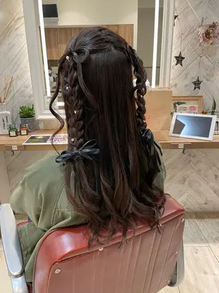 ヘアアレンジ ブリーチ超特化美容師 ☯️ルカ✡️💫のヘアスタイル