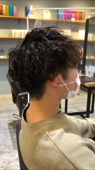 ショート カラー パーマ ヘアアレンジ メンズ キッズ ネイル マツエク・マツパ アイブロウ EnBlesS西宮 マンツーマン神道有基のヘアスタイル