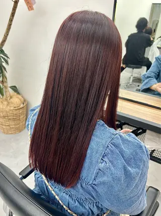 ロング カラー レイヤー ハイトーン 暖色⭐︎KANAKOのヘアスタイル