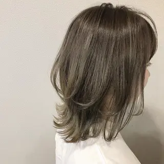 ミディアム カラー 山口 浩之のヘアスタイル