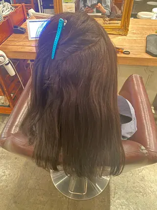 ロング パーマ 髪質改善&縮毛矯正 カット/soyaのヘアスタイル