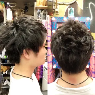 ショート メンズ 今泉 周のヘアスタイル