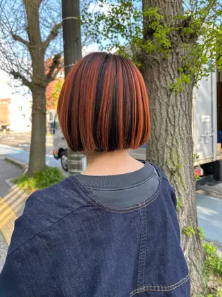 ミディアム ORe'S HAIR BE GLaDまなみのヘアスタイル