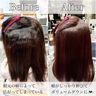 ミディアム カラー パーマ 美髪ヘッドスパ🫧 西山紗奈江💆‍♀️のヘアスタイル