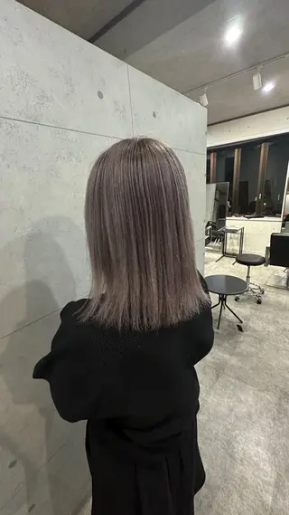 セミロング REVE美容室 REVEマツエクのヘアスタイル