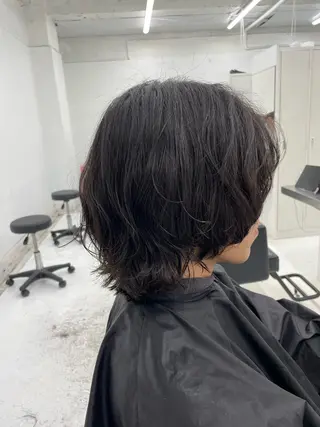 ミディアム パーマ メンズ 【柏メンズパーマ職人 】店長 KAZUMAのヘアスタイル