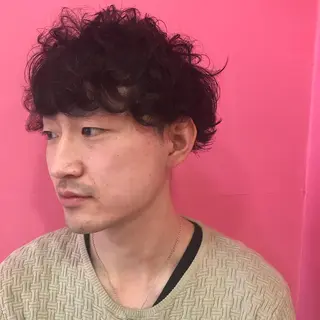 ショート パーマ メンズ Vir by browのヘアスタイル
