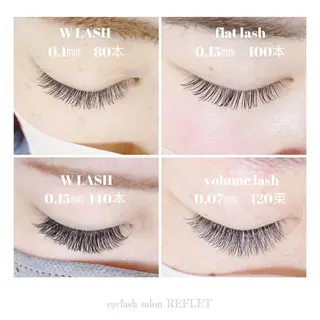 マツエク・マツパ REFLET ルフレのマツエク・マツパデザイン