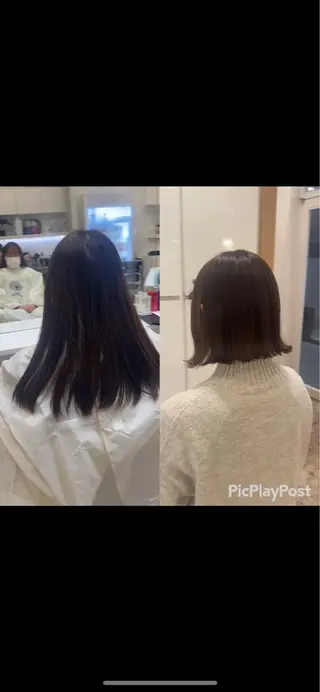 ショート カラー ヘアアレンジ 🌿レイヤー/ブリー チ/🌿‬JINのヘアスタイル