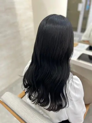 ロング カラー ヘアアレンジ 髪質改善&艶感カラー 🪄岡井美結のヘアスタイル