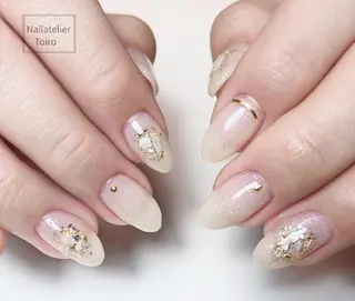 セミロング ネイル ☺︎山部 志麻☺︎のネイルデザイン